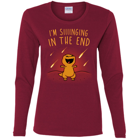 T-Shirts Cardinal / S Singing in the End Women's Long Sleeve T-Shirt