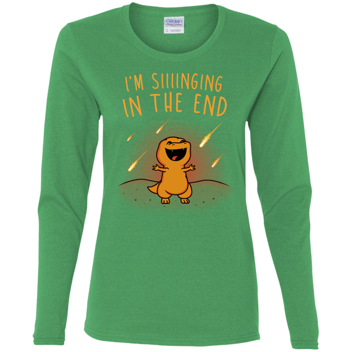 T-Shirts Irish Green / S Singing in the End Women's Long Sleeve T-Shirt