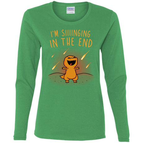 T-Shirts Irish Green / S Singing in the End Women's Long Sleeve T-Shirt