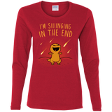 T-Shirts Red / S Singing in the End Women's Long Sleeve T-Shirt