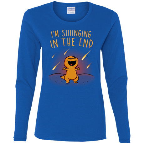 T-Shirts Royal / S Singing in the End Women's Long Sleeve T-Shirt