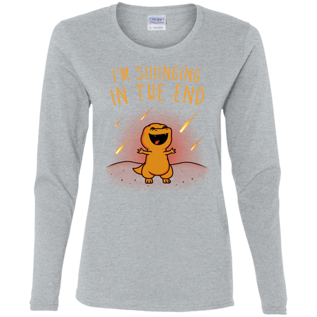 T-Shirts Sport Grey / S Singing in the End Women's Long Sleeve T-Shirt