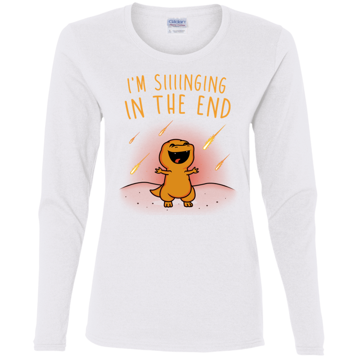 T-Shirts White / S Singing in the End Women's Long Sleeve T-Shirt