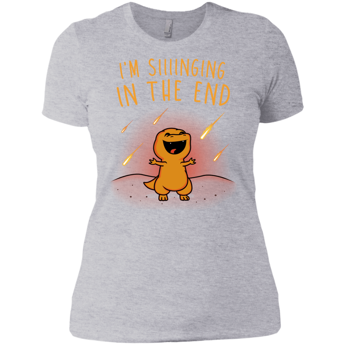 T-Shirts Heather Grey / X-Small Singing in the End Women's Premium T-Shirt