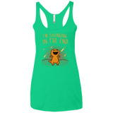 Singing in the End Women's Triblend Racerback Tank
