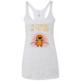Singing in the End Women's Triblend Racerback Tank