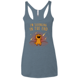 Singing in the End Women's Triblend Racerback Tank