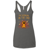 Singing in the End Women's Triblend Racerback Tank