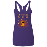 Singing in the End Women's Triblend Racerback Tank