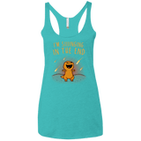 Singing in the End Women's Triblend Racerback Tank
