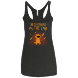 Singing in the End Women's Triblend Racerback Tank