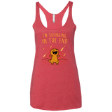 Singing in the End Women's Triblend Racerback Tank