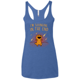 Singing in the End Women's Triblend Racerback Tank