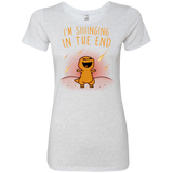 T-Shirts Heather White / S Singing in the End Women's Triblend T-Shirt