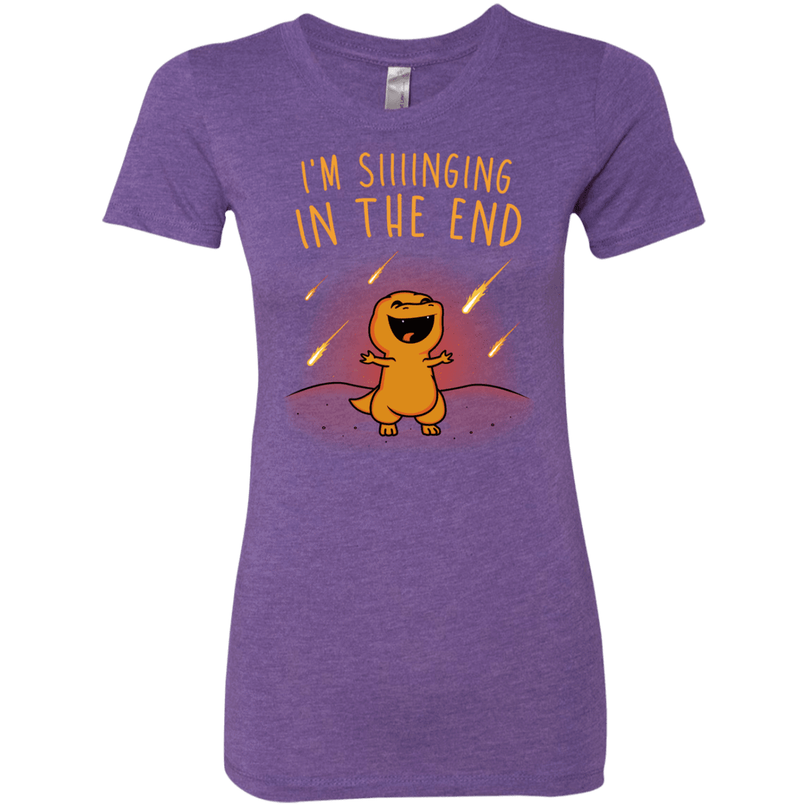 T-Shirts Purple Rush / S Singing in the End Women's Triblend T-Shirt