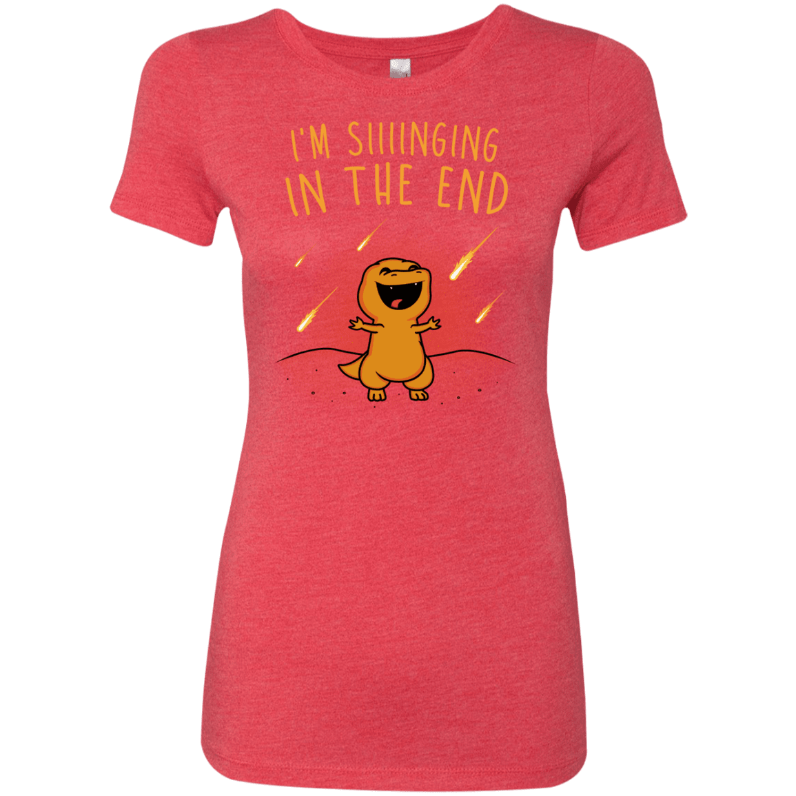 T-Shirts Vintage Red / S Singing in the End Women's Triblend T-Shirt