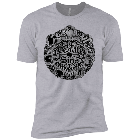T-Shirts Heather Grey / YXS Sins Shield Boys Premium T-Shirt