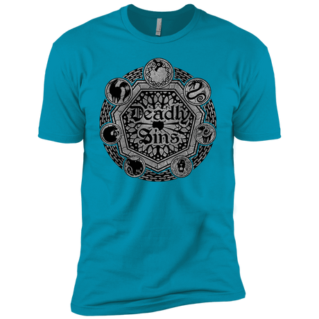 T-Shirts Turquoise / YXS Sins Shield Boys Premium T-Shirt