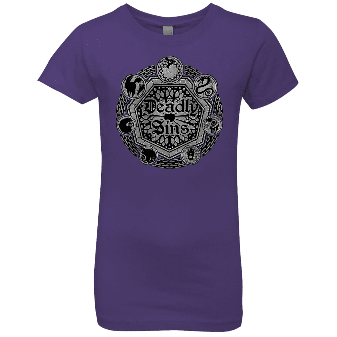 T-Shirts Purple Rush / YXS Sins Shield Girls Premium T-Shirt