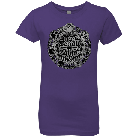 T-Shirts Purple Rush / YXS Sins Shield Girls Premium T-Shirt