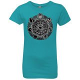 T-Shirts Tahiti Blue / YXS Sins Shield Girls Premium T-Shirt