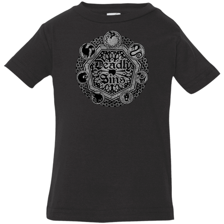 T-Shirts Black / 6 Months Sins Shield Infant Premium T-Shirt