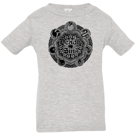 T-Shirts Heather Grey / 6 Months Sins Shield Infant Premium T-Shirt