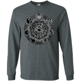 T-Shirts Dark Heather / S Sins Shield Men's Long Sleeve T-Shirt