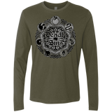T-Shirts Military Green / S Sins Shield Men's Premium Long Sleeve
