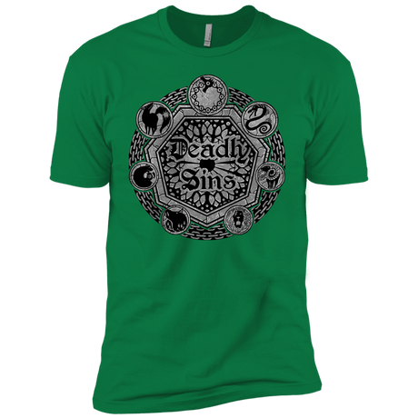 T-Shirts Kelly Green / X-Small Sins Shield Men's Premium T-Shirt