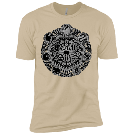 T-Shirts Sand / X-Small Sins Shield Men's Premium T-Shirt