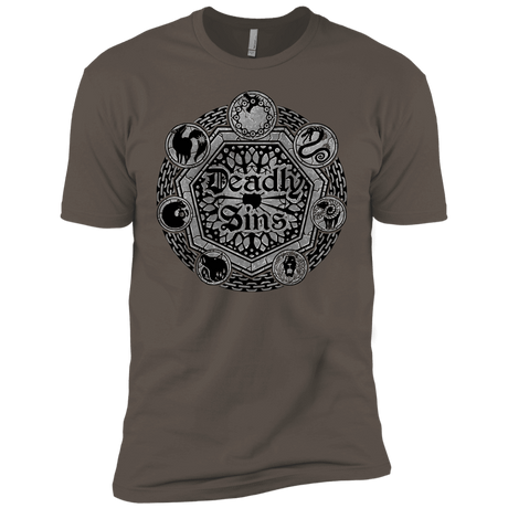 T-Shirts Warm Grey / X-Small Sins Shield Men's Premium T-Shirt