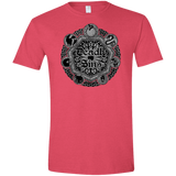 T-Shirts Heather Red / S Sins Shield Men's Semi-Fitted Softstyle