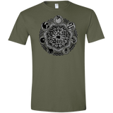 T-Shirts Military Green / S Sins Shield Men's Semi-Fitted Softstyle