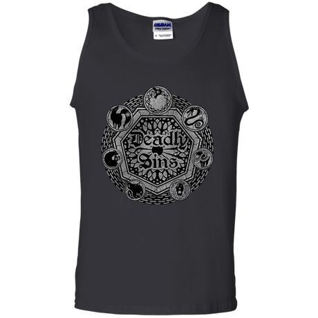 T-Shirts Black / S Sins Shield Men's Tank Top
