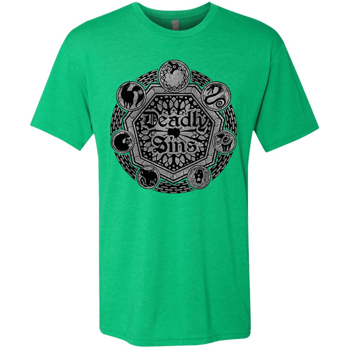 T-Shirts Envy / S Sins Shield Men's Triblend T-Shirt