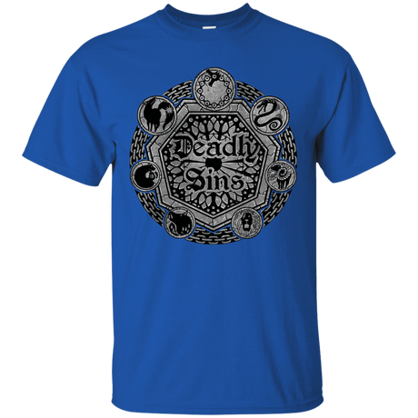 T-Shirts Royal / S Sins Shield T-Shirt