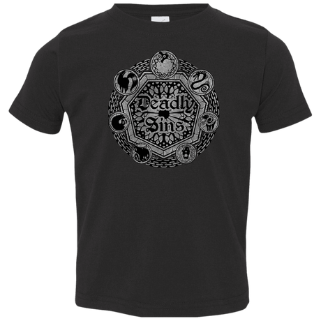 T-Shirts Black / 2T Sins Shield Toddler Premium T-Shirt