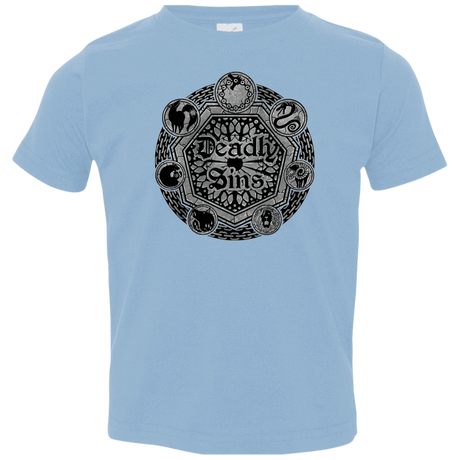 T-Shirts Light Blue / 2T Sins Shield Toddler Premium T-Shirt