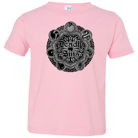 T-Shirts Pink / 2T Sins Shield Toddler Premium T-Shirt