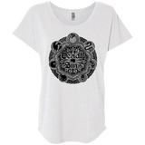 T-Shirts Heather White / X-Small Sins Shield Triblend Dolman Sleeve