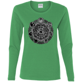 T-Shirts Irish Green / S Sins Shield Women's Long Sleeve T-Shirt