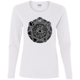 T-Shirts White / S Sins Shield Women's Long Sleeve T-Shirt