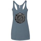 T-Shirts Indigo / X-Small Sins Shield Women's Triblend Racerback Tank
