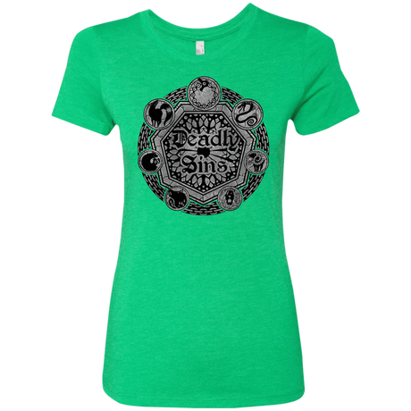 T-Shirts Envy / S Sins Shield Women's Triblend T-Shirt