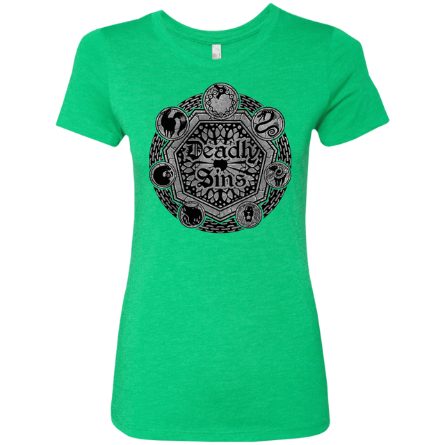 T-Shirts Envy / S Sins Shield Women's Triblend T-Shirt
