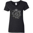 T-Shirts Black / S Sins Shield Women's V-Neck T-Shirt