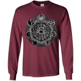 T-Shirts Maroon / YS Sins Shield Youth Long Sleeve T-Shirt
