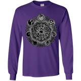 T-Shirts Purple / YS Sins Shield Youth Long Sleeve T-Shirt