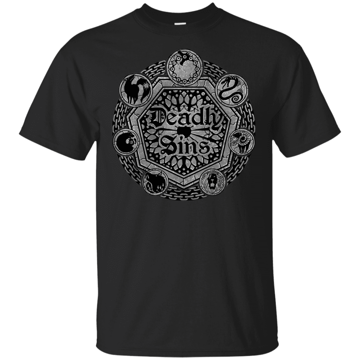 T-Shirts Black / YXS Sins Shield Youth T-Shirt